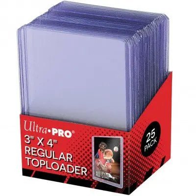 Ultra Pro - Sleeves - Renforcées - Toploader x25 - 3x4" Clear Regular - Pikadi Collect
