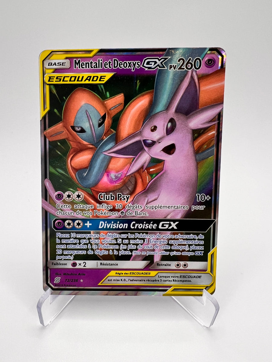 Mentali et Deoxys GX 72/236 Pikadi Collect