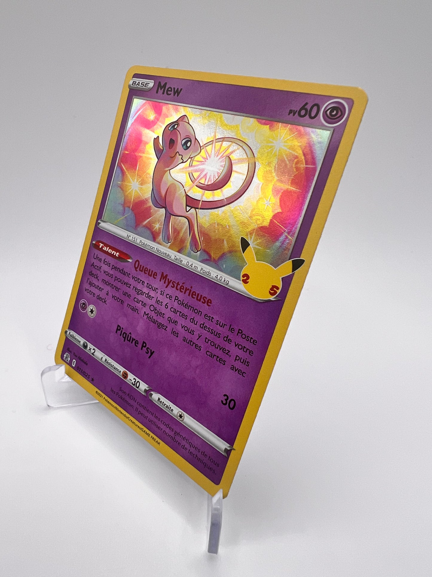 Mew 011/025 Pikadi Collect