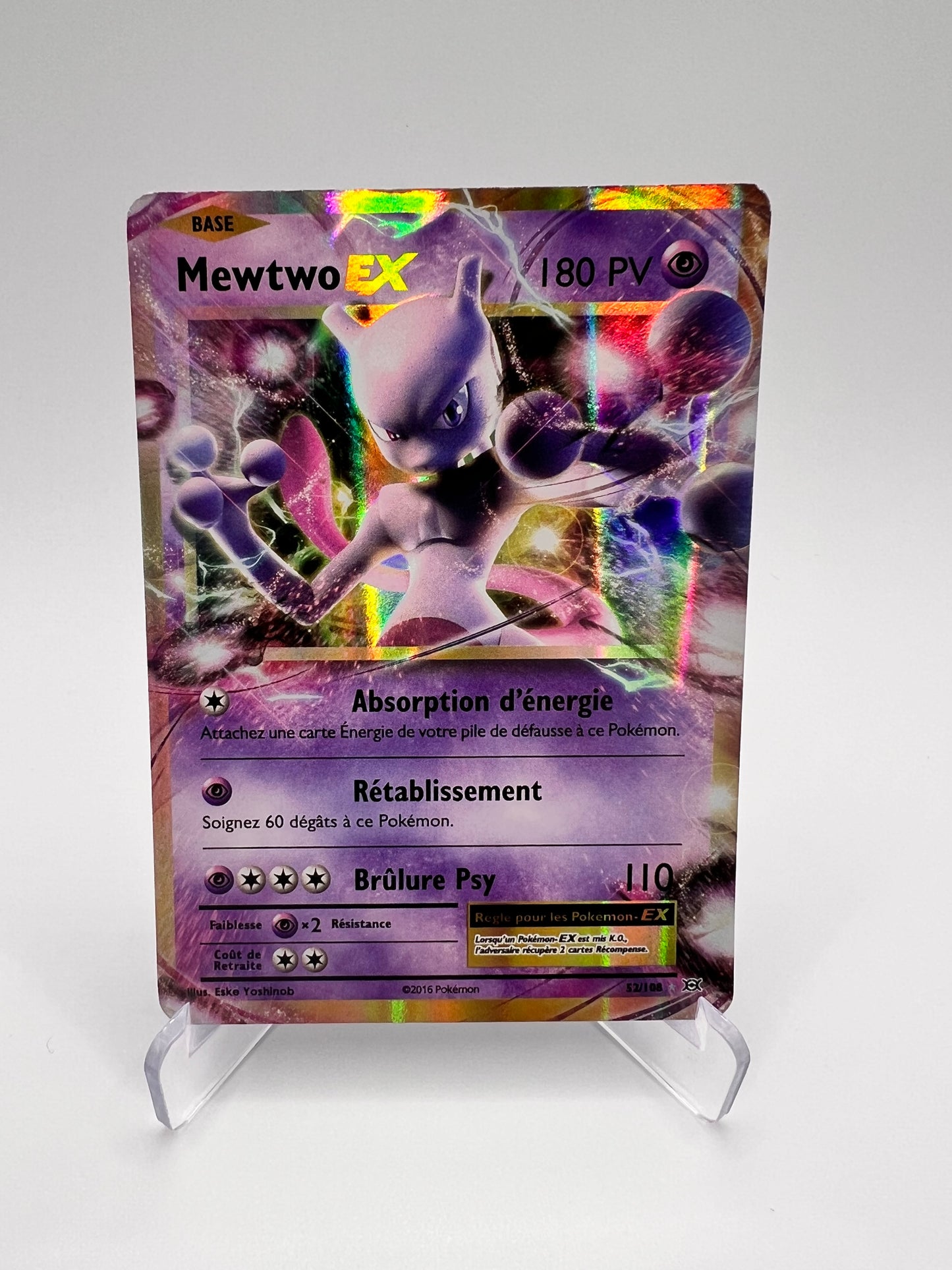 Mewtwo Ex 52/108 Pikadi Collect