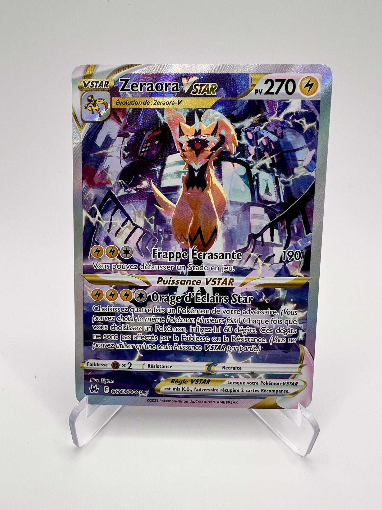 Zeraora Vstar GG43/GG70 Pikadi Collect