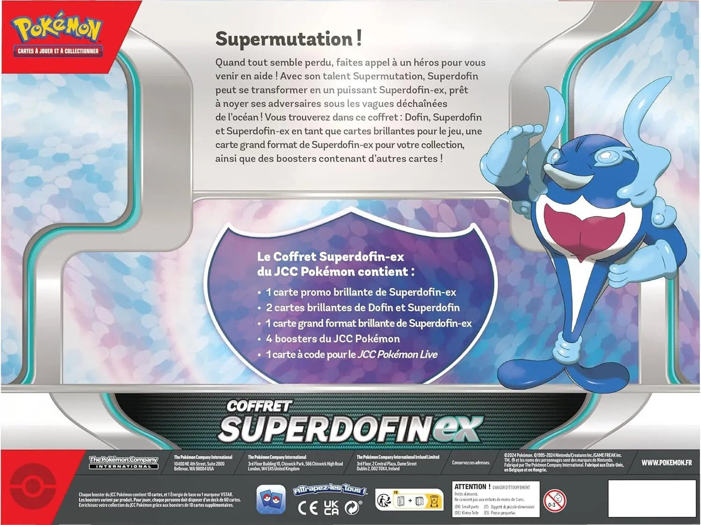 Coffret Pokemon Superdophin EX - Pikadi Collect