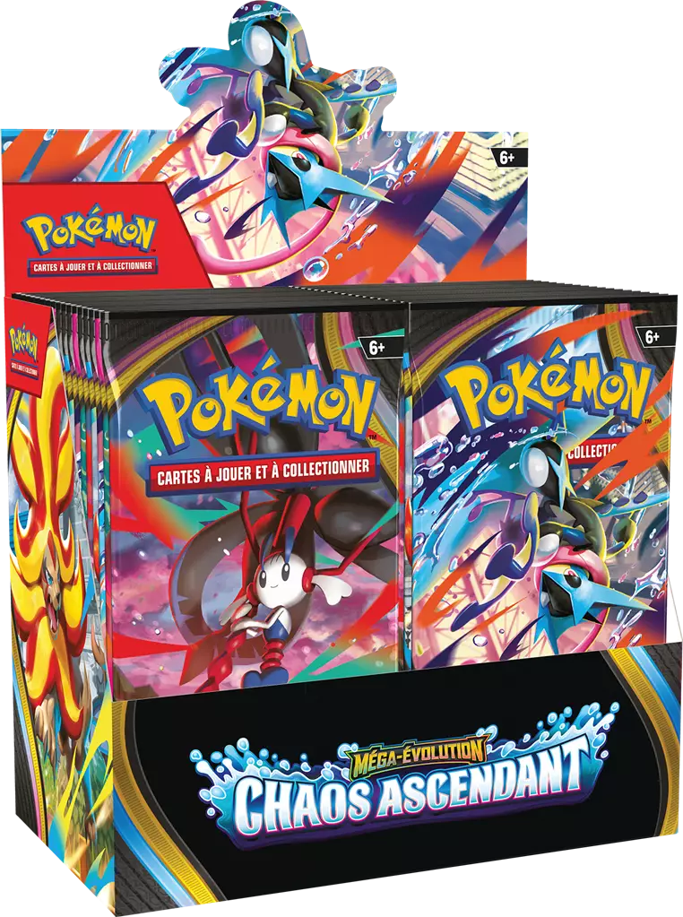 Display Pokémon Chaos Ascendant ME04 - 36 Boosters FR Scellés