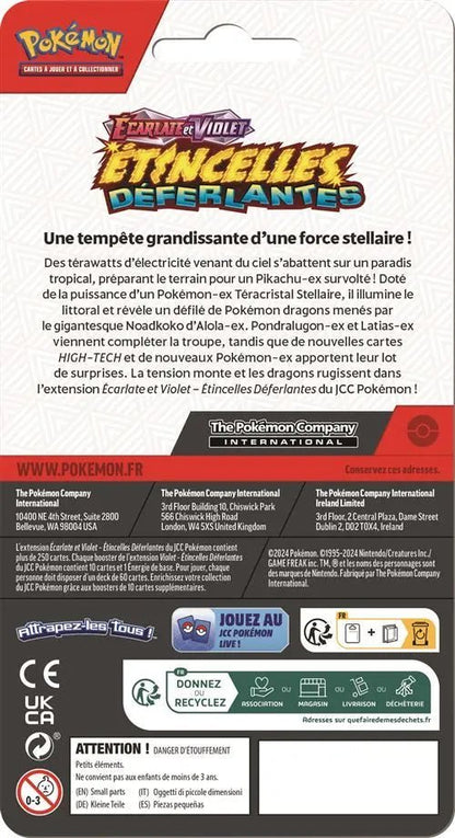 Boosters sous blister Etincelles Déferlantes - Pikadi Collect