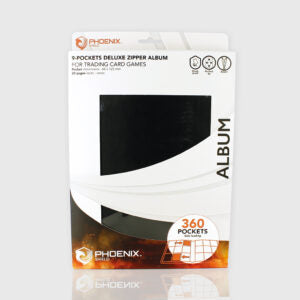 Album Pokémon 9 pochettes – 360 cartes – Fermeture éclair & protection latérale