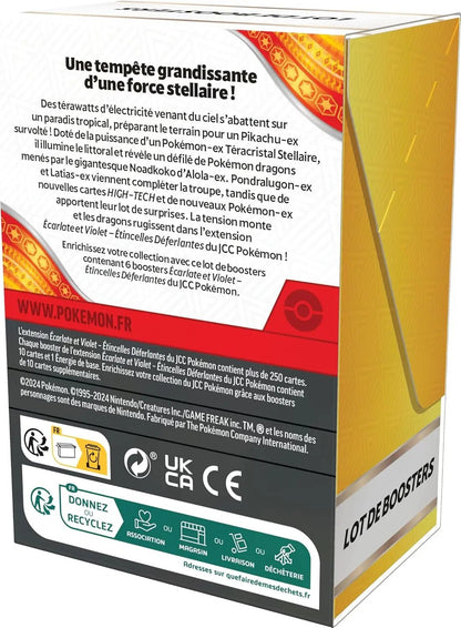 Display Écarlate et Violet – Étincelles Déferlantes (6 boosters) - Pikadi Collect