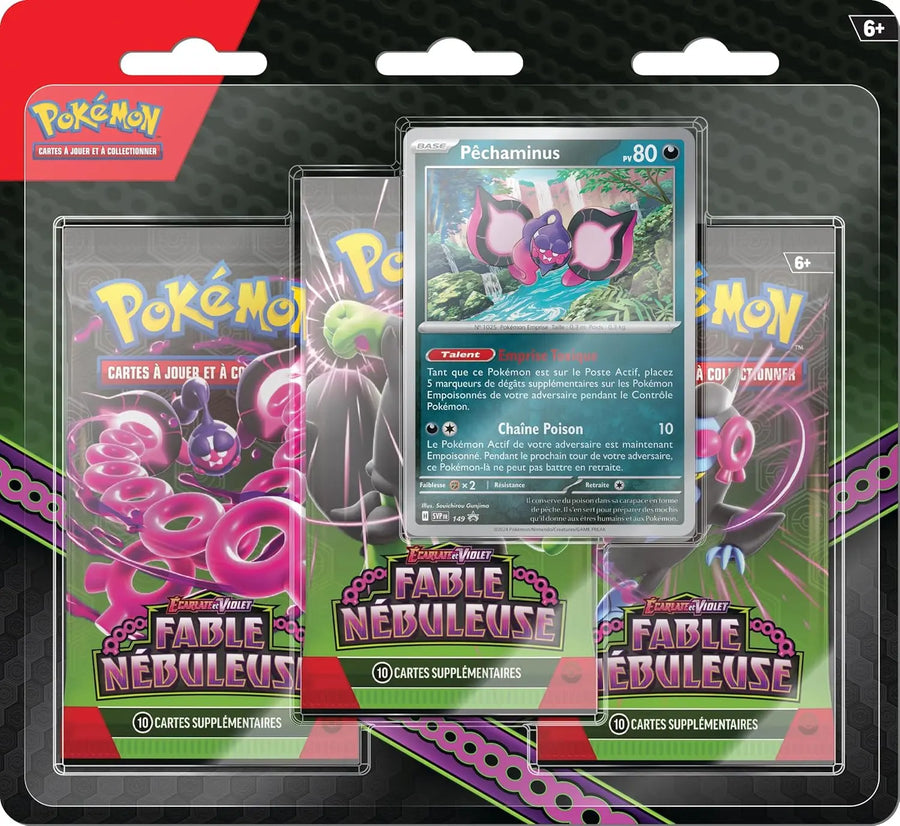 JCC Pokémon : boosters Pêchaminus Écarlate et Violet – Fable Nébuleuse - Pikadi Collect