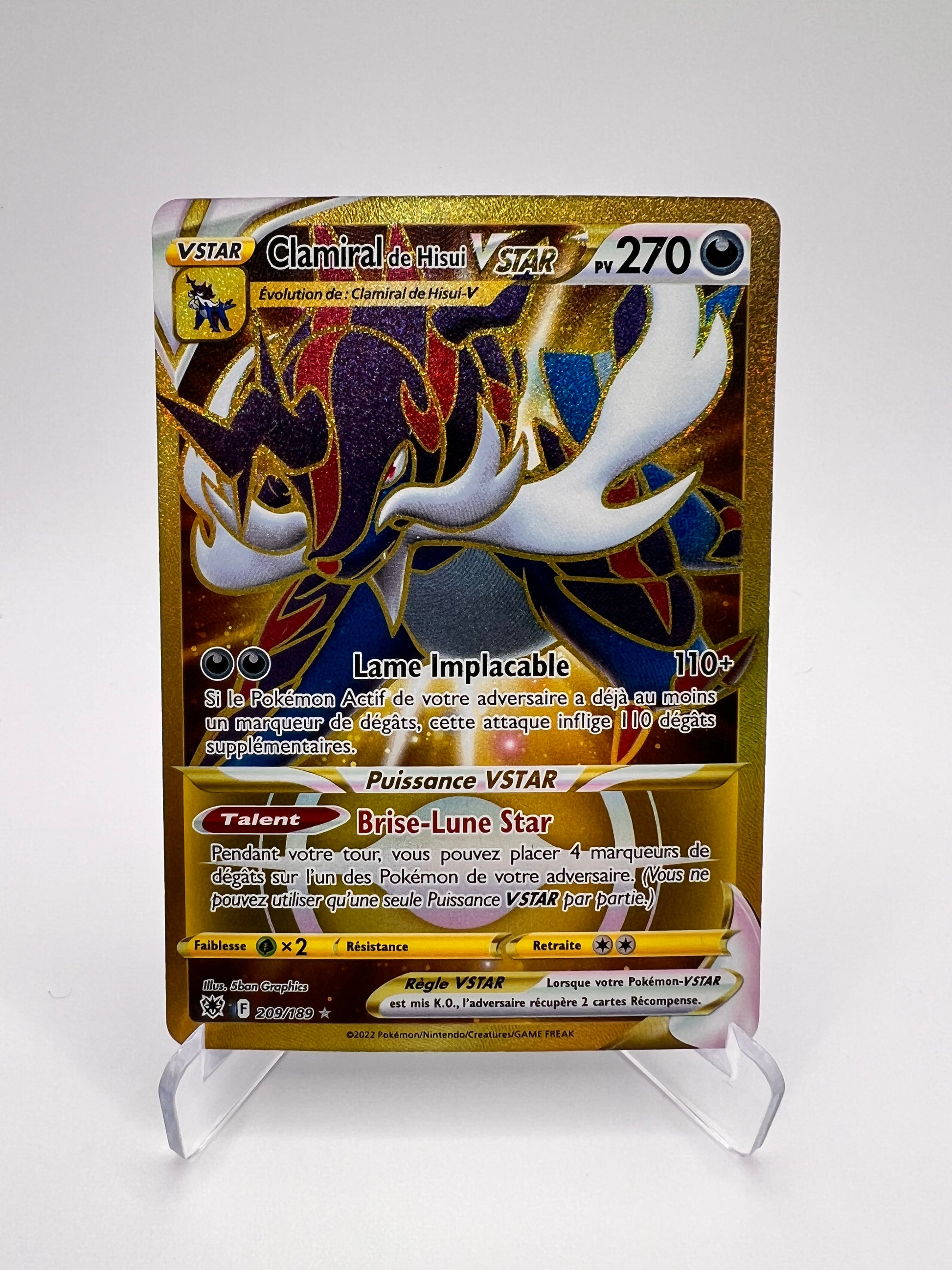 Clamiral de Hisui Vstar 209/189 Pikadi Collect