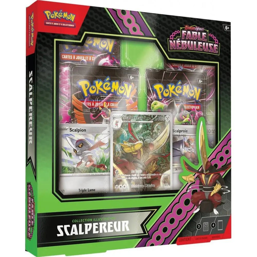 Coffret Pokémon Fable Nébuleuse – Scalpereur : 4 Boosters et Cartes Promo ! - Pikadi Collect