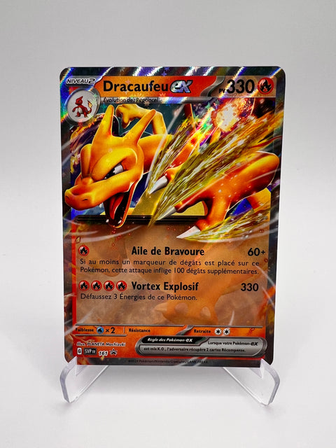 Dracaufeu Ex 161 + Figurine Dracaufeu Pokemon Center Pikadi Collect
