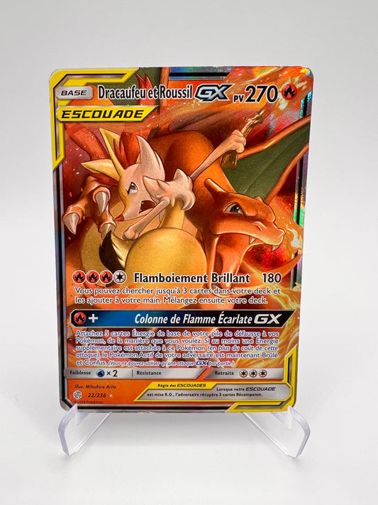 Dracaufeu et Roussil GX 22/236 Pikadi Collect
