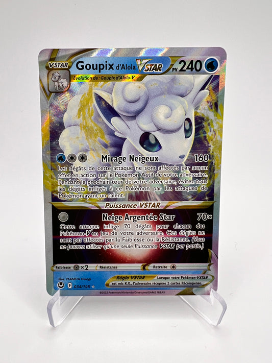 Goupix d'Alola Vstar 034/195 Pikadi Collect