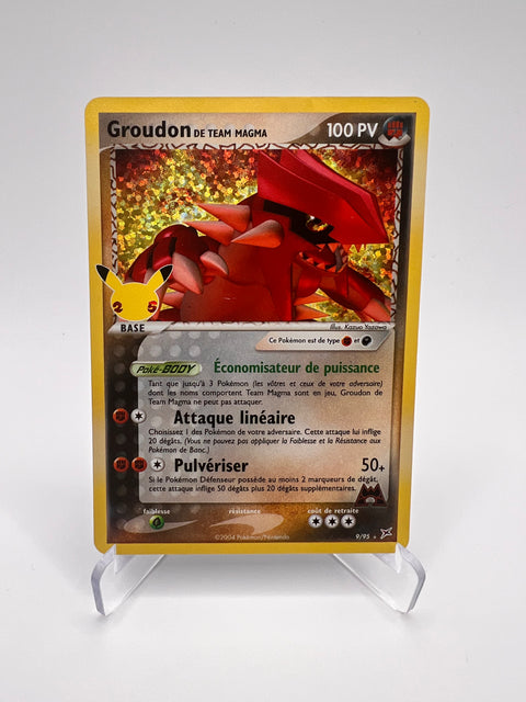 Groudon de Team Magma 9/95 Célébrations Pikadi Collect