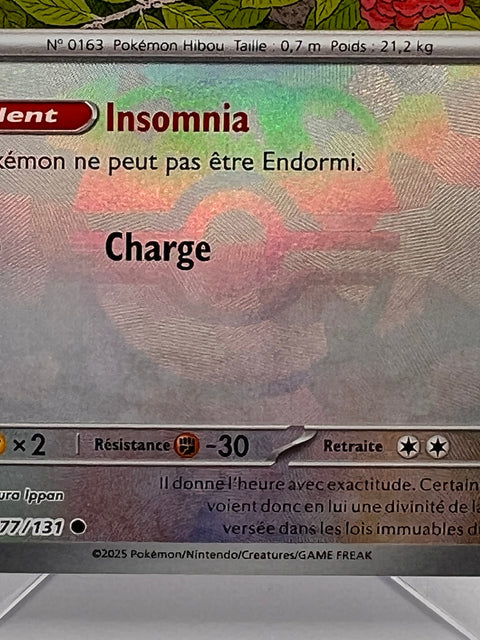 Hoothoot 077/131 Masterball Pikadi Collect