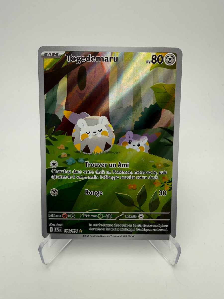 Togedemaru 104/094 – AR – Flammes Fantasmagoriques – NM – Carte Pokémon