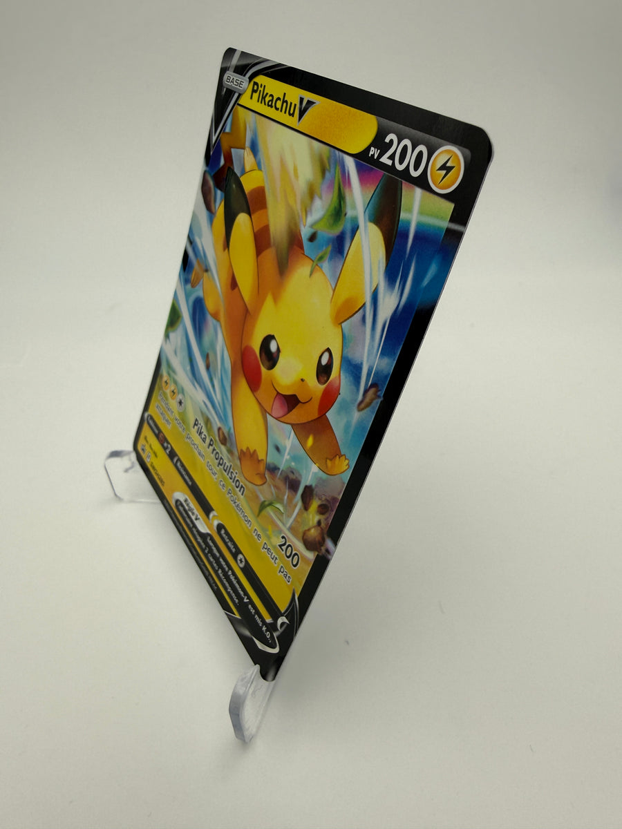 Pikachu V SWSH285 – Promo Black Star Épée et Bouclier – FR – État Très Bon – Carte Pokémon
