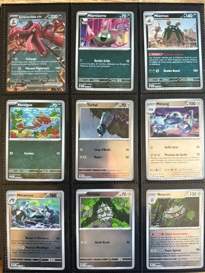Set complet Chaos Ascendant Reverse FR - Bloc Méga-Évolution Pokémon