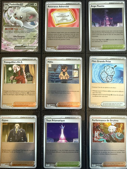 Set complet Chaos Ascendant Reverse FR - Bloc Méga-Évolution Pokémon