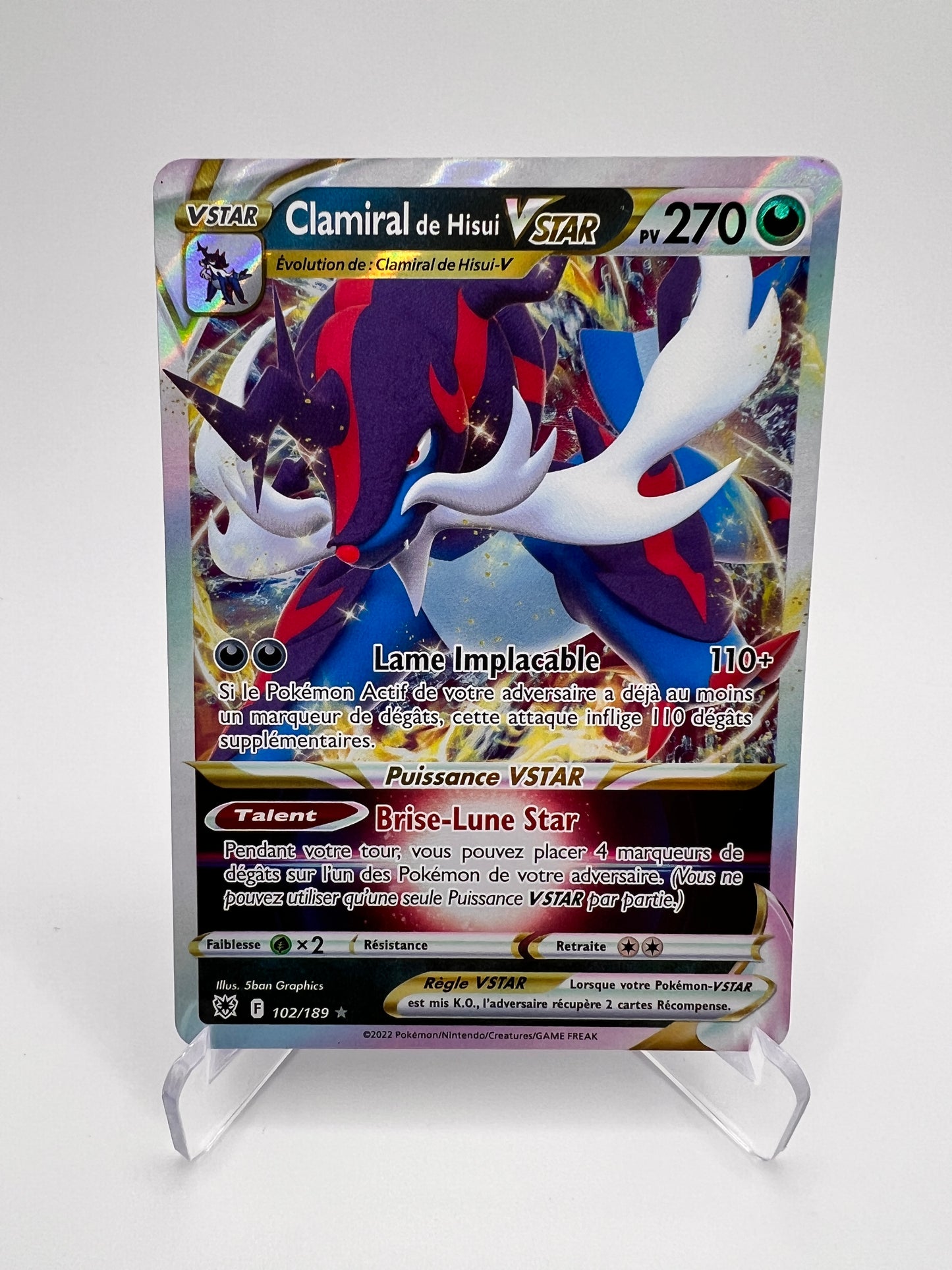 Clamiral de Hisui Vstar 102/189