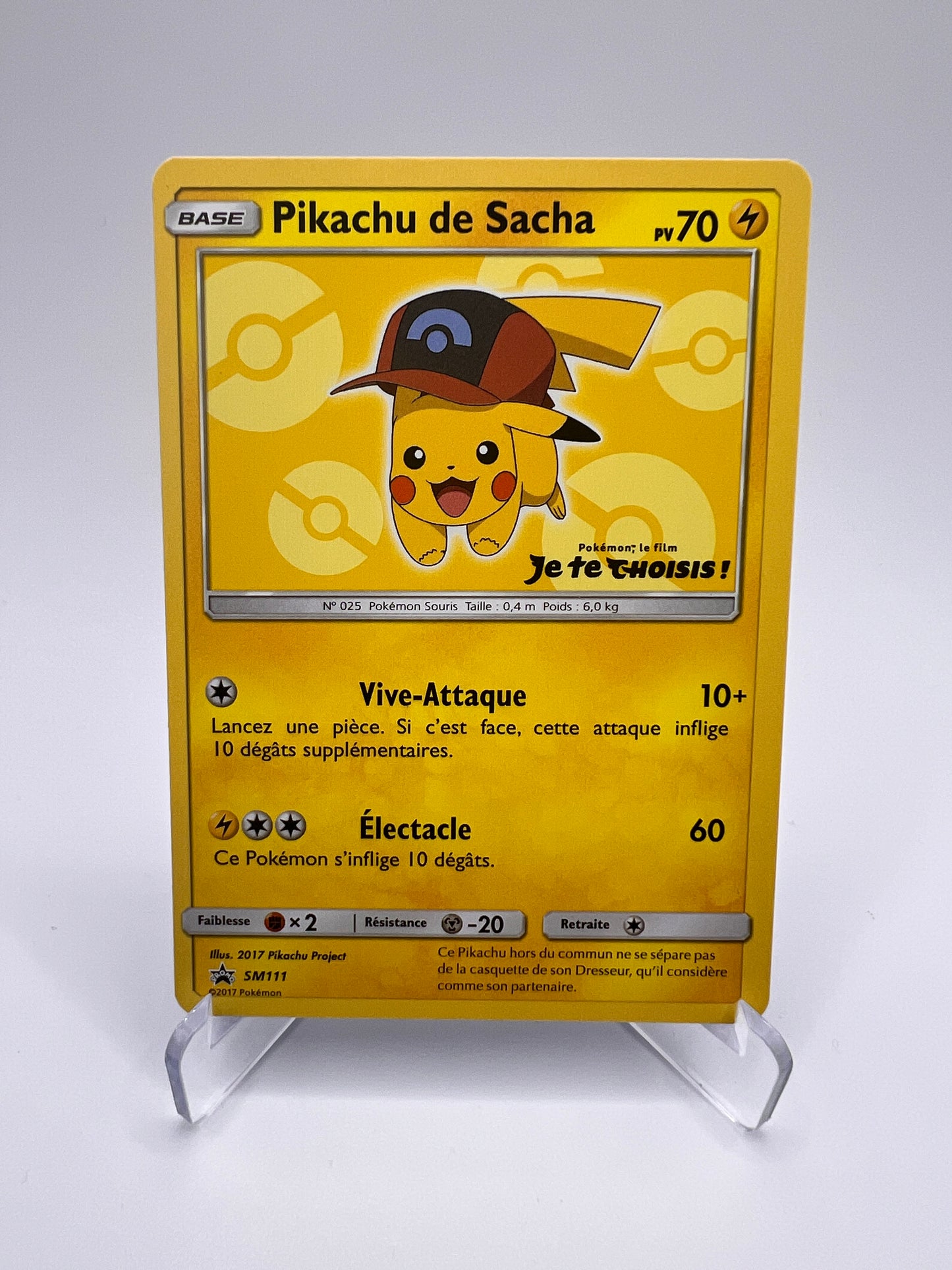 Pikachu de Sacha – Set Complet SM108 à SM114 (Édition Collector Pikadi – SM108 Scellée)