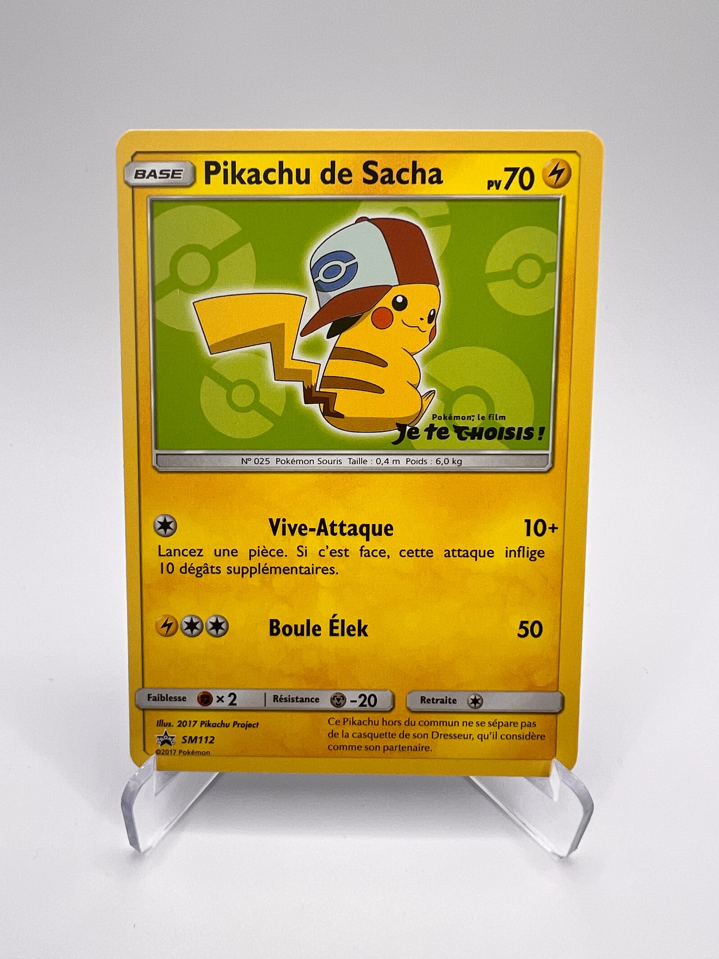 Pikachu de Sacha – Set Complet SM108 à SM114 (Édition Collector Pikadi – SM108 Scellée)