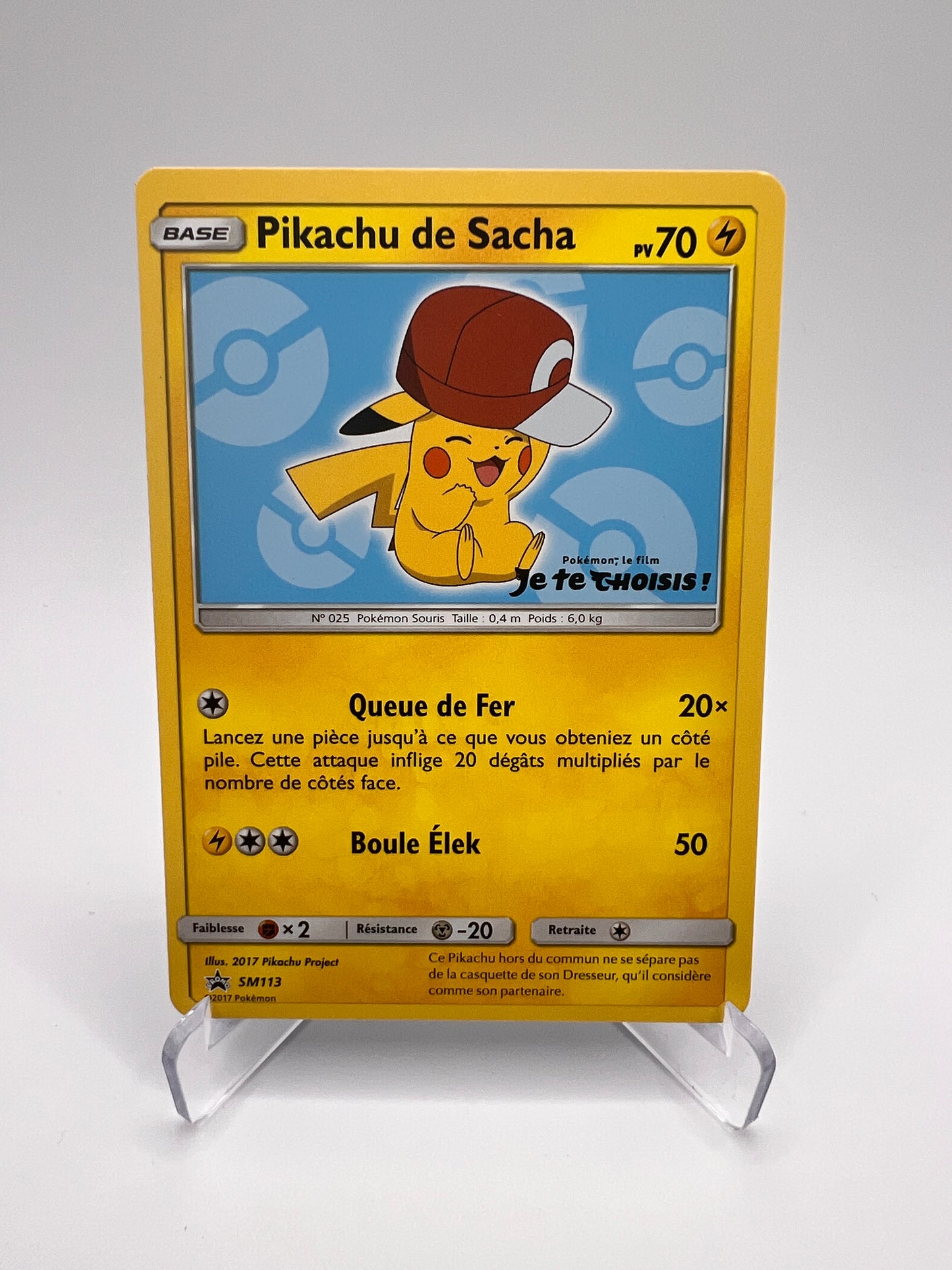 Pikachu de Sacha – Set Complet SM108 à SM114 (Édition Collector Pikadi – SM108 Scellée)