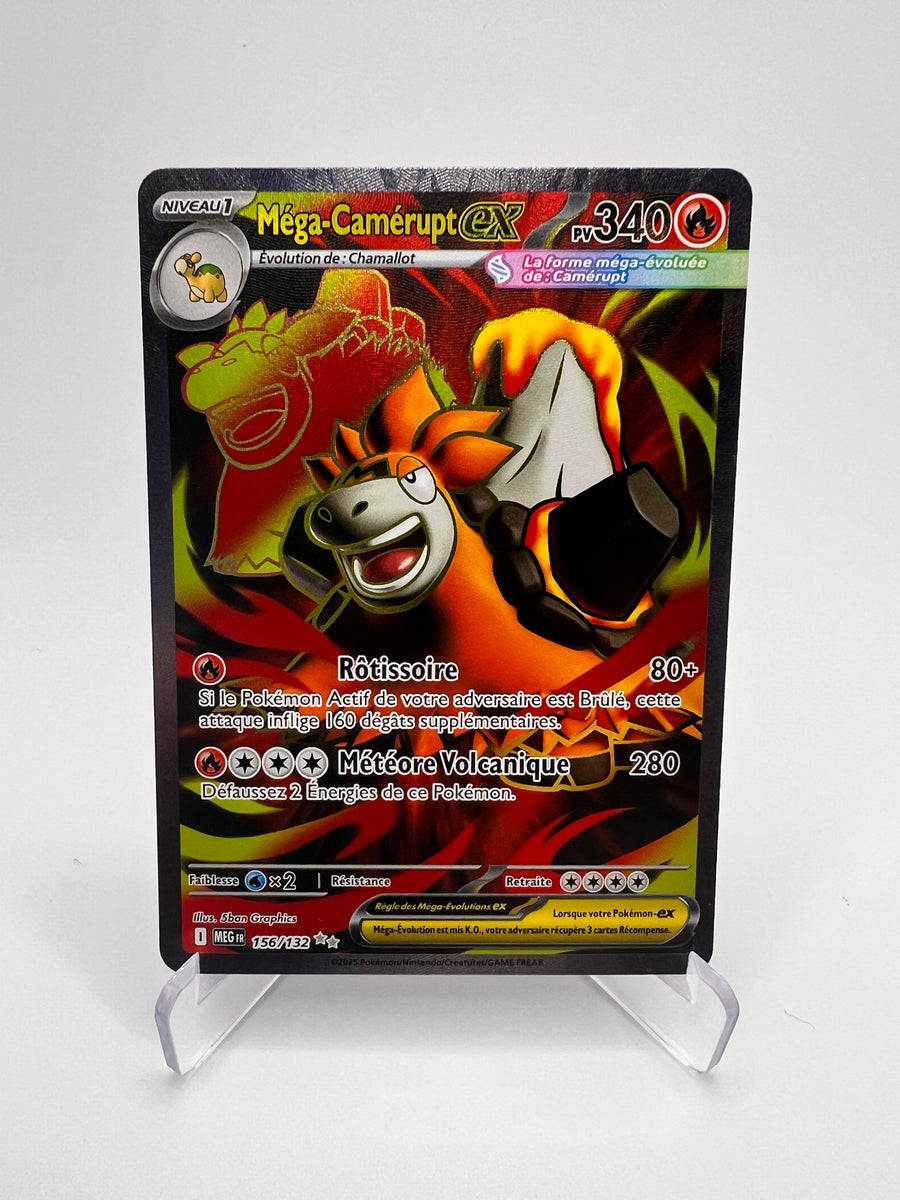 Méga Camérupt ex 156/132 - Mega Evolutions