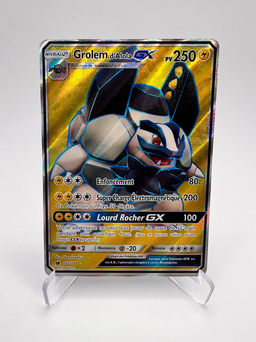 Grolem D'Alola GX 102/111 - Poings Furi