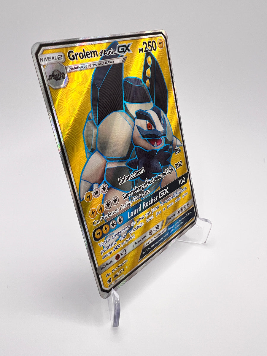 Grolem D'Alola GX 102/111 - Poings Furi