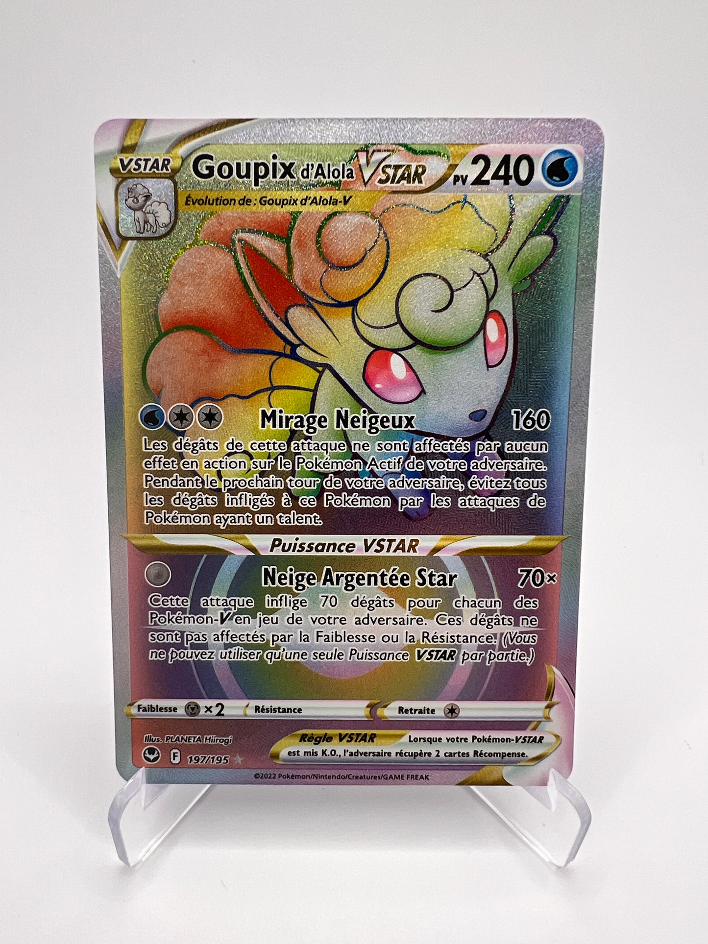 Goupix d'Alola Vstar 197/195