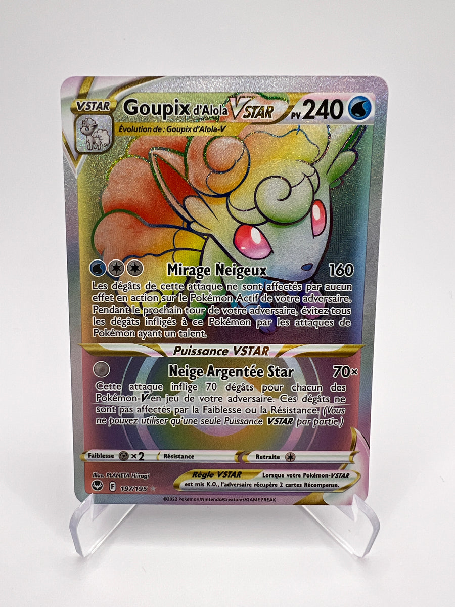 Goupix d'Alola Vstar 197/195