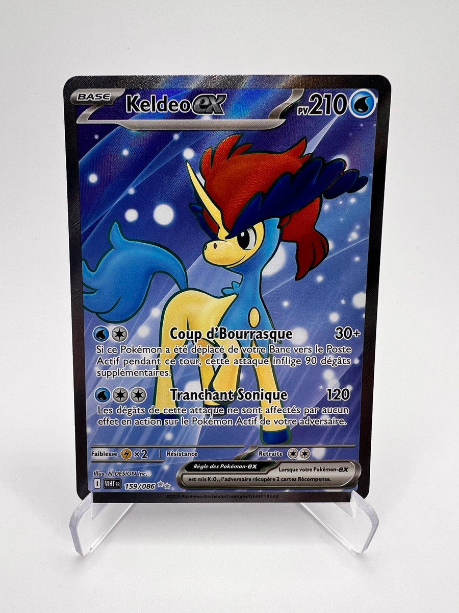 Keldeo ex Foudre Noire 159/086 - Étincelles Déferlantes