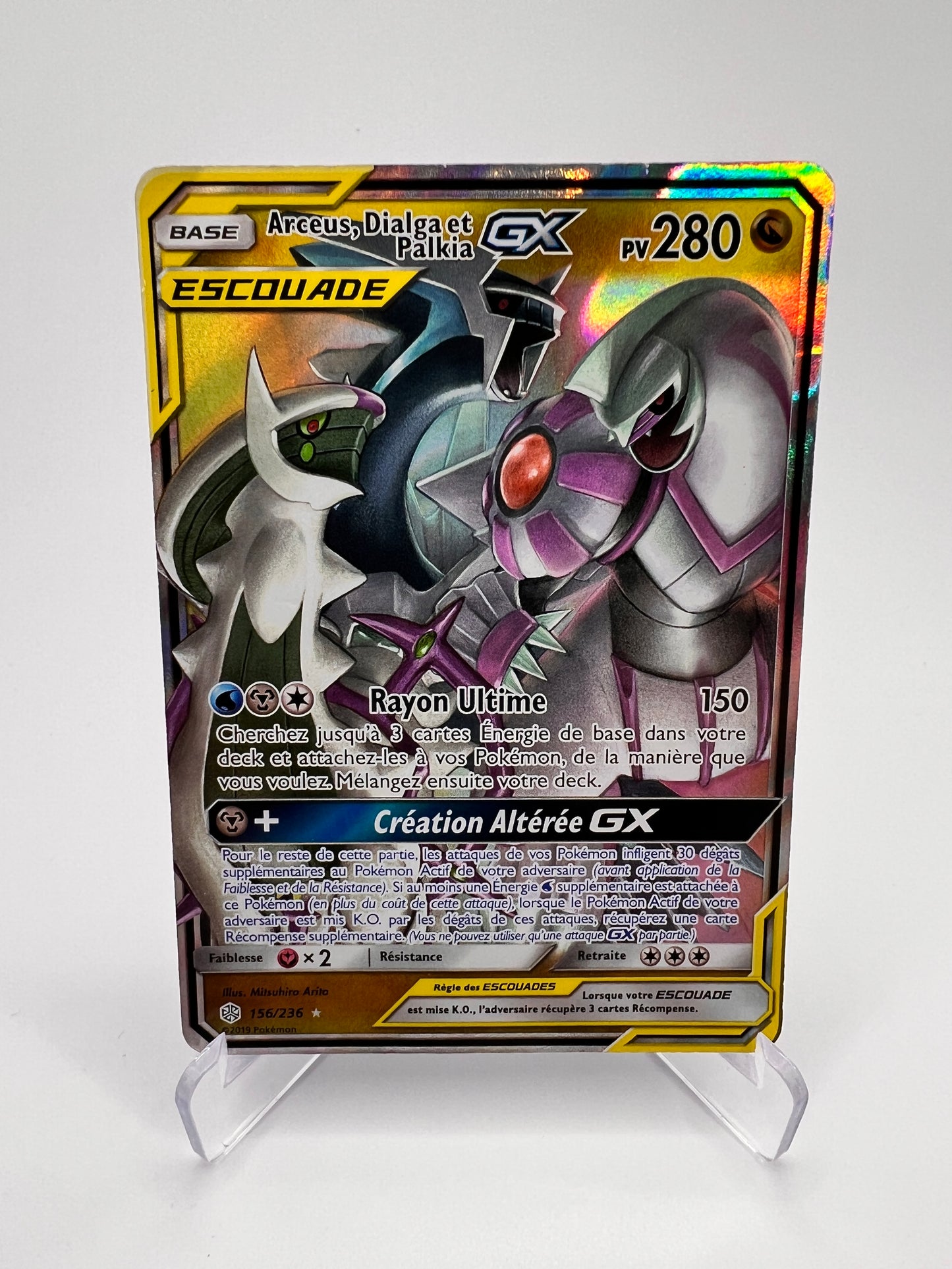 Arceus, Dialga et Palkia GX 156/236