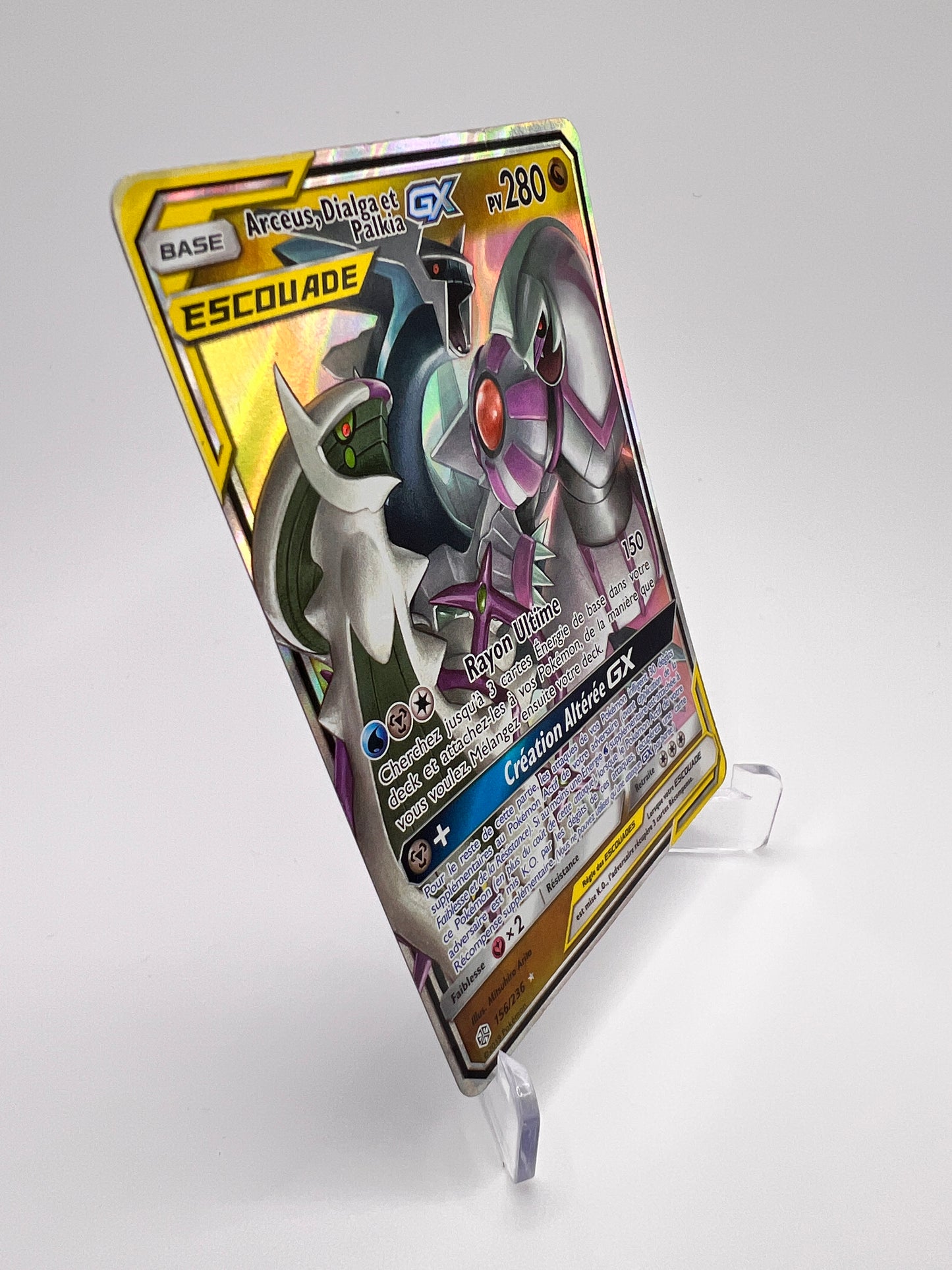 Arceus, Dialga et Palkia GX 156/236