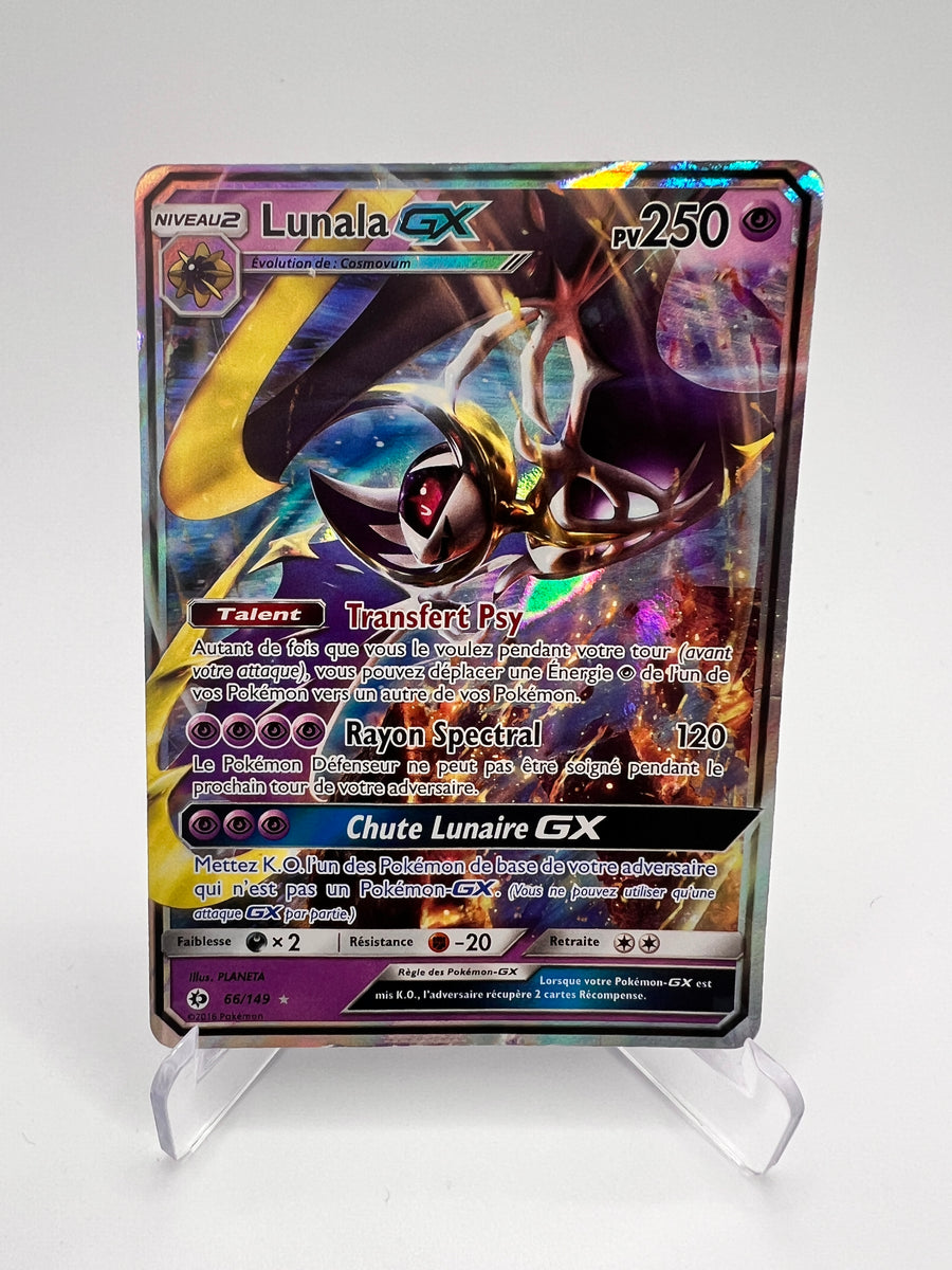 Lunala GX 66/149 - Soleil Et Lune – Soleil Et Lune – Carte Pokémon Rare