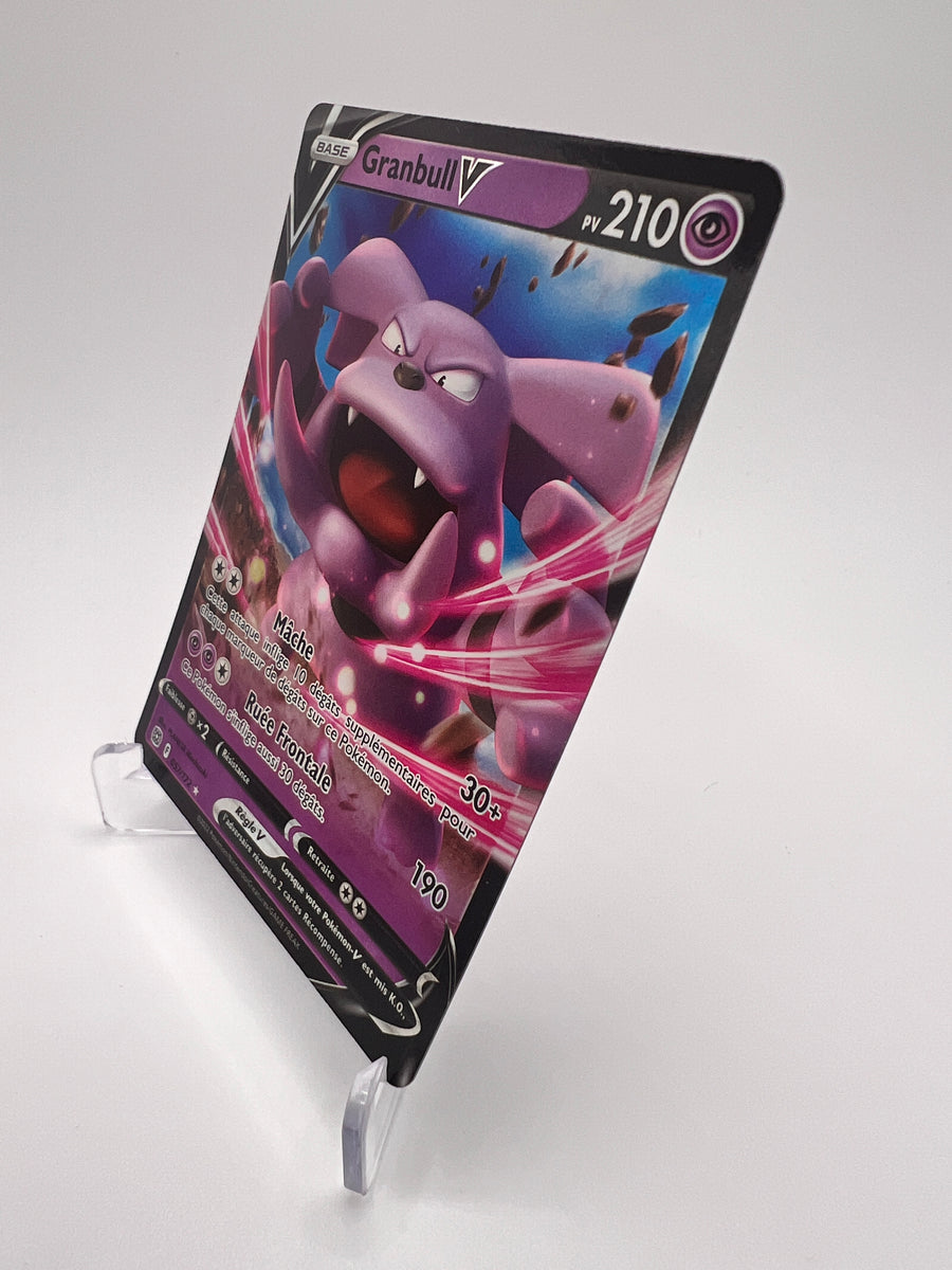 Granbull V 057/172 - Stars Étincelantes – Stars Etincelantes – Carte Pokémon Holo Rare V