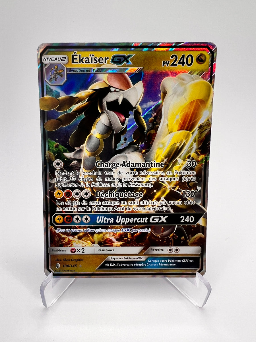 Ekaïser GX 100/145 - Gardians Ascendants – Gardians Ascendants – Carte Pokémon Double Rare