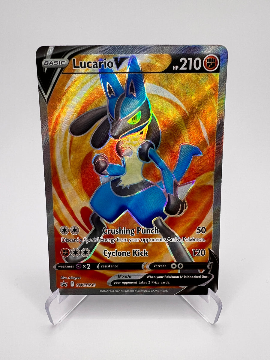 Lucario V Eng SWSH213 - Black Star
