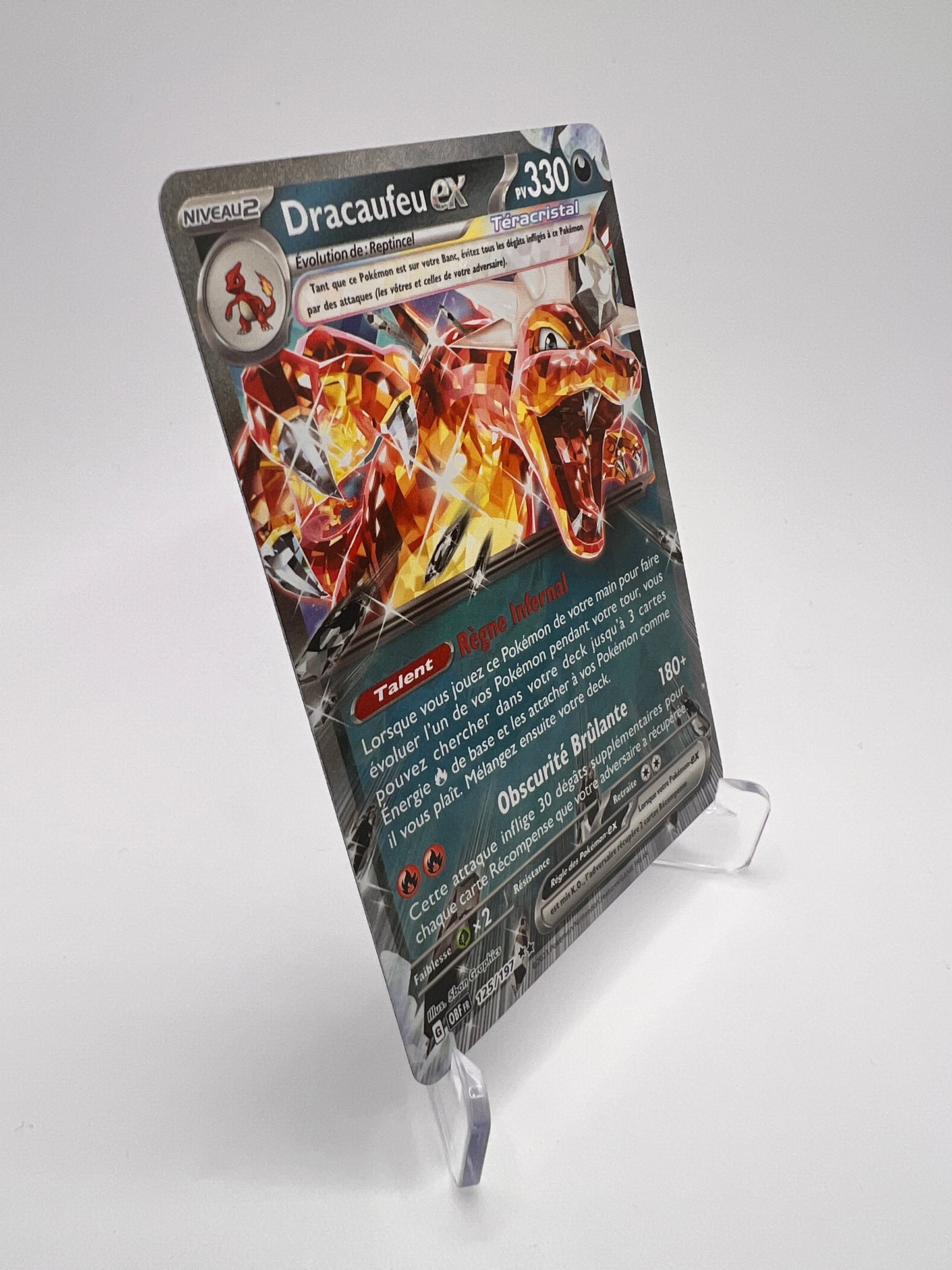Dracaufeu ex 125/197 - Flammes Obsidiennes