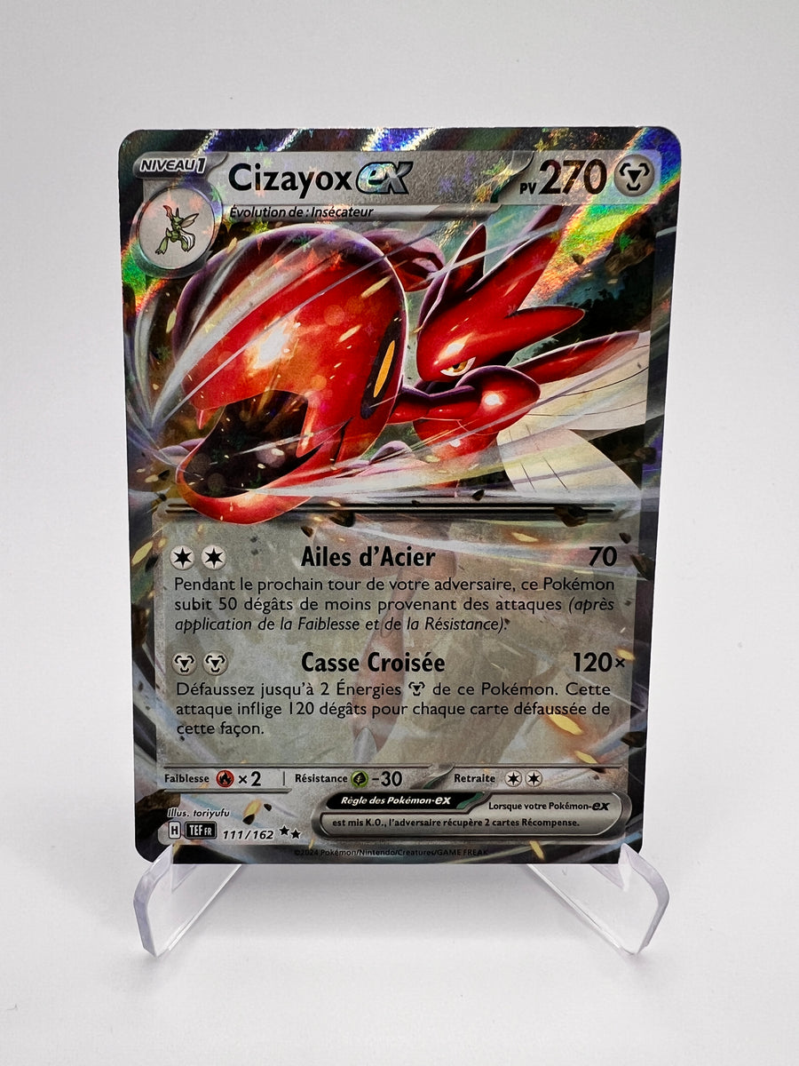 Cizayox ex 111/162 - Forces Temporelles – Forces Temporelles – Carte Pokémon Double Rare