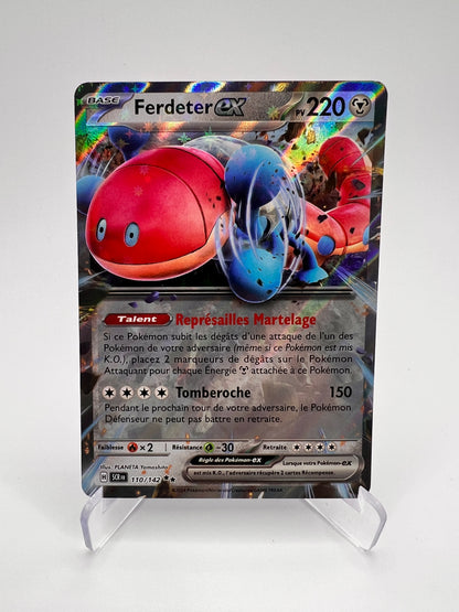 Ferdeter ex 110/142 - Couronne Stellaire – Couronne Stellaire – Carte Pokémon Ultra Rare