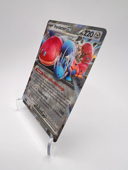 Ferdeter ex 110/142 - Couronne Stellaire – Couronne Stellaire – Carte Pokémon Ultra Rare