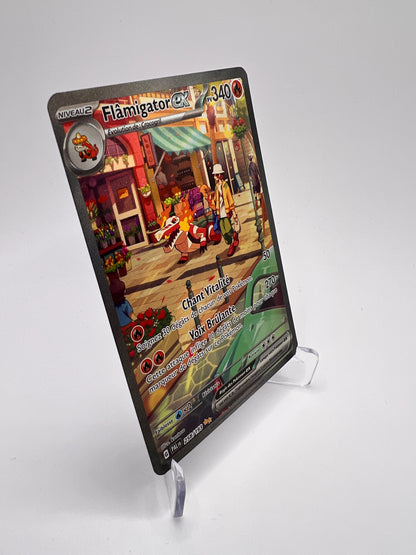 Flamigator ex 258/193 - Évolutions à Paldea – Evolutions A Paldea – Carte Pokémon Double Rare