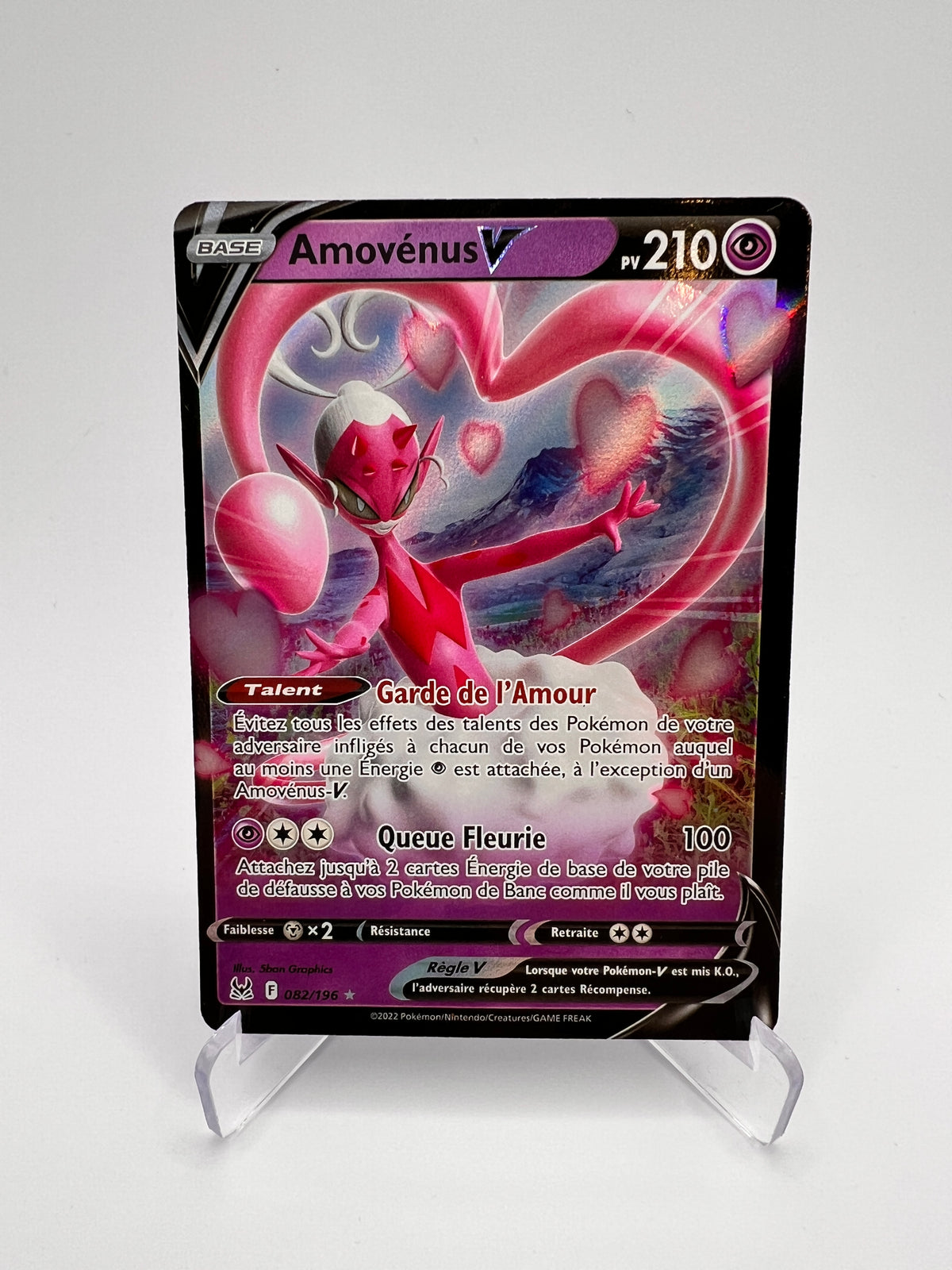 Amovénus 082/196 - Origine Perdue – Origine Perdue – Carte Pokémon Double Rare