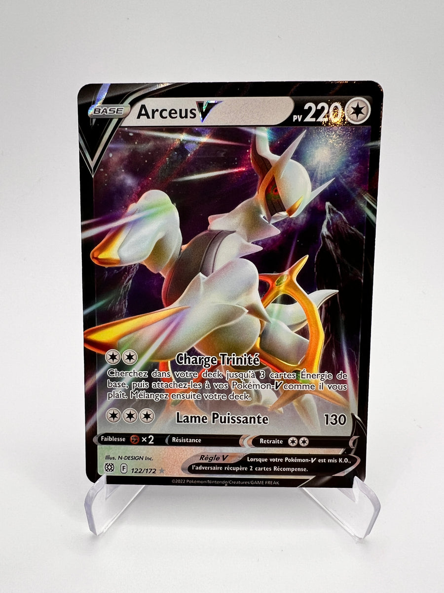 Arceus V 122/172 - Stars Étincelantes – Stars Etincelantes – Carte Pokémon Holo Rare V