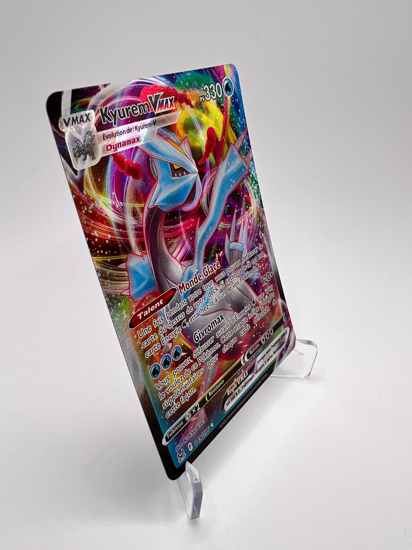 Kyurem VMAX 049/196 - Origine Perdue – Origine Perdue – Carte Pokémon Holo Rare Vmax