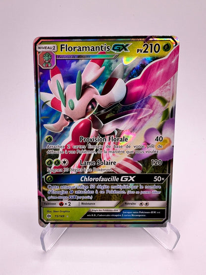 Floramantis GX 015/149 - Soleil Et Lune – Soleil Et Lune – Carte Pokémon Double Rare