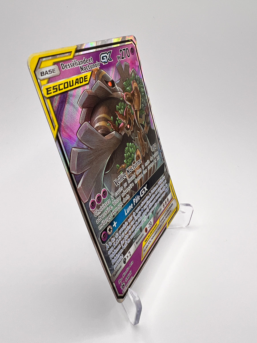 Desséliande et Noctunoir SM217 - Promos Black Star Soleil Lune – Black Star – Carte Pokémon Promo