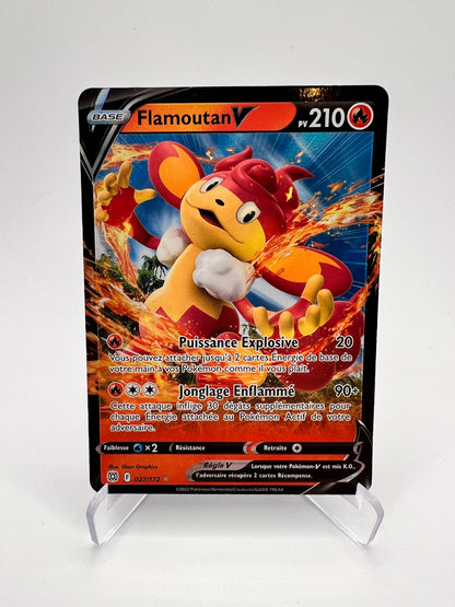 Flamoutan V 027/172 - Stars Étincelantes – Stars Etincelantes – Carte Pokémon Holo Rare V