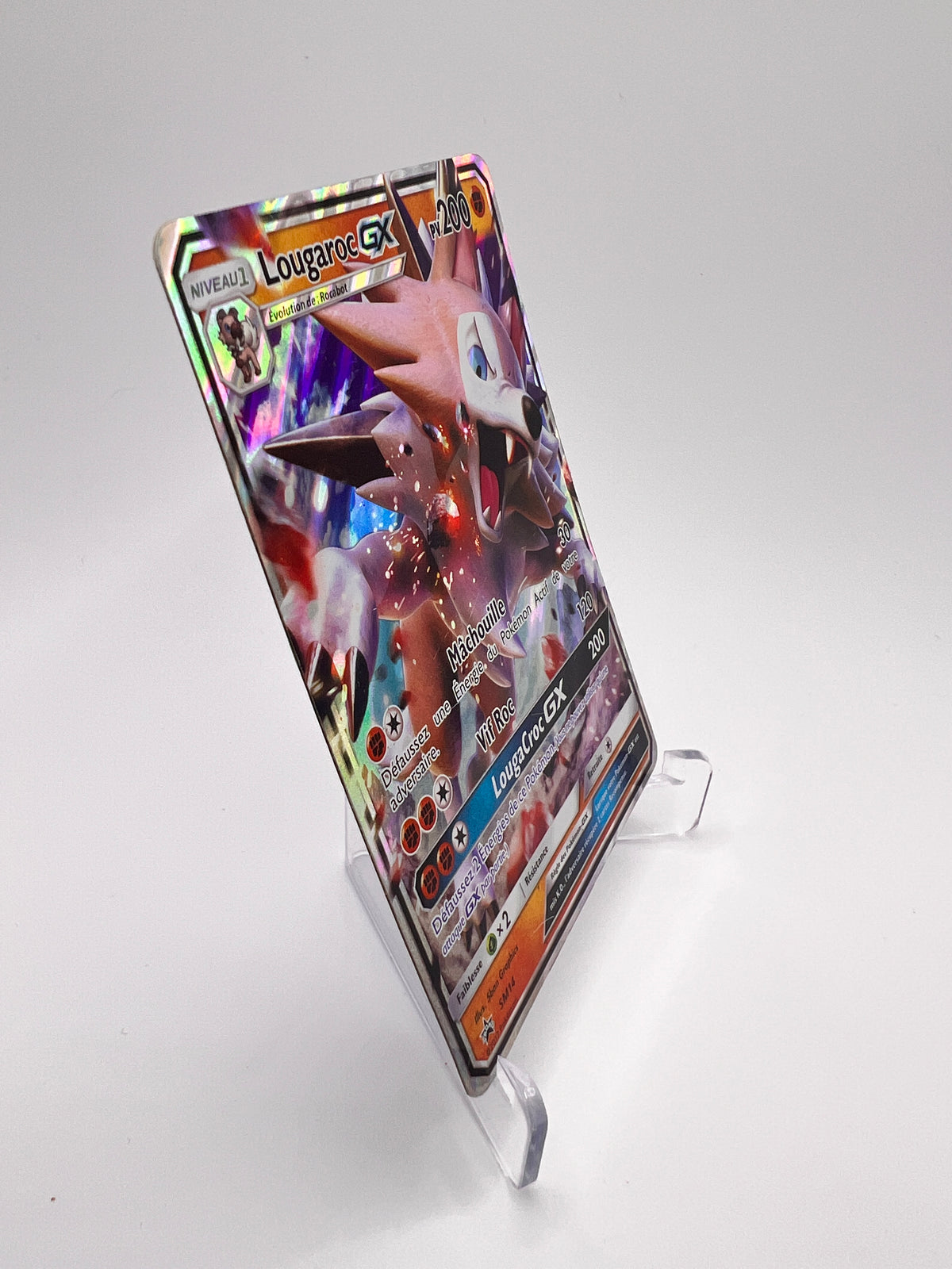 Lougaroc GX SM14 - Promos Black Star Soleil Lune – Black Star – Carte Pokémon Promo